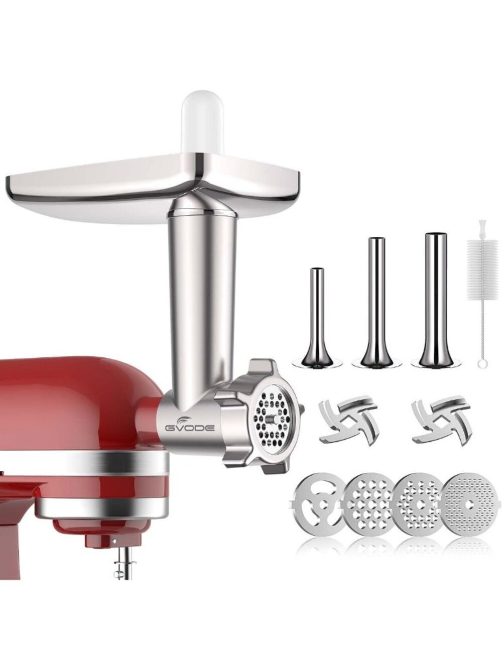 Metal Meat Grinder Attachment for Kitchen Mixer, Heavy-Duty Food Grinder Tool